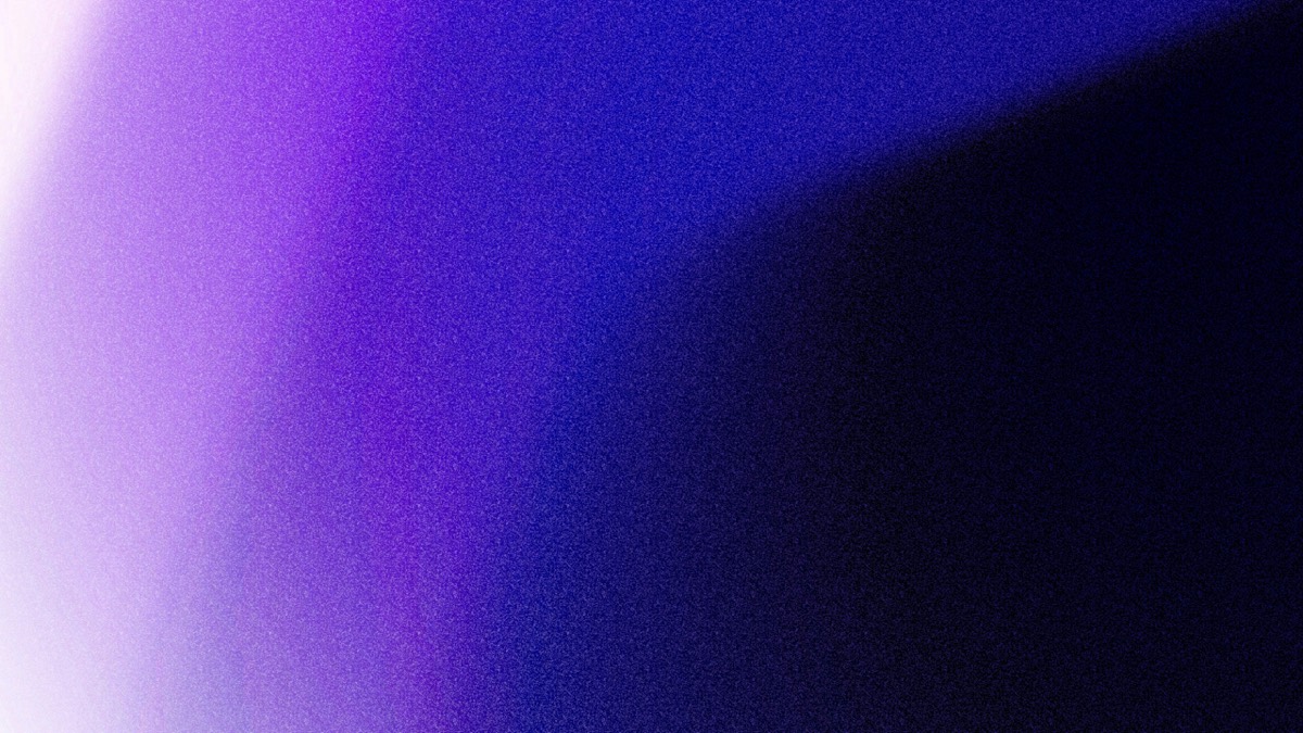 Grainy blue gradient flowing into darkness
